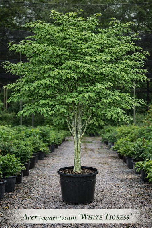 Acer tegmentosum 'White Tigress' - Snakebark Maple