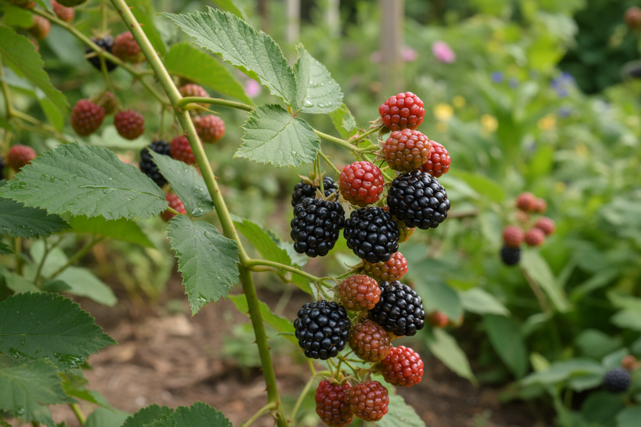 Ouchita thornless blackberry