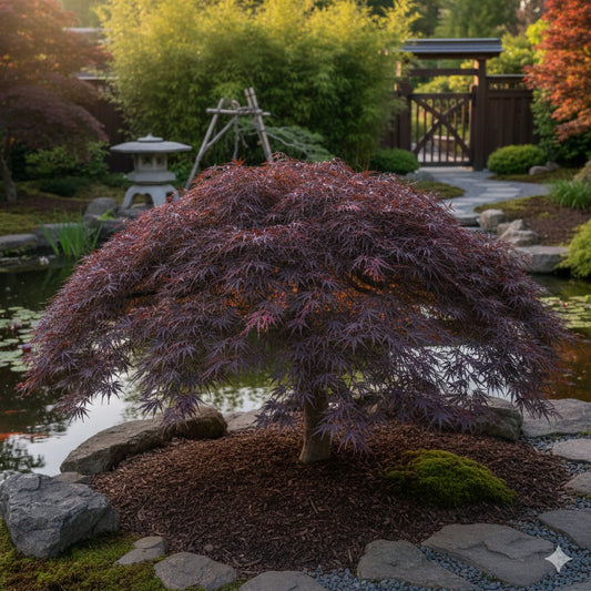 Acer palmatum ‘Purple Umbrella’ – Upright Purple Japanese Maple
